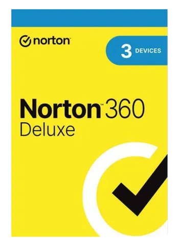 Norton 360 Deluxe, 3 users, 1 year
