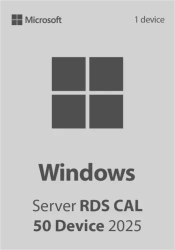 Licență Windows Server 2025 RDS CAL, 50 devices