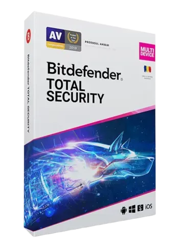 Bitdefender Total Security – 5 devices – 1 year, retail license