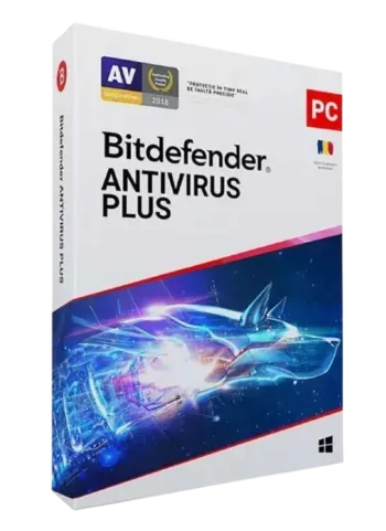 Bitdefender Antivirus Plus, 3 devices, 2 years