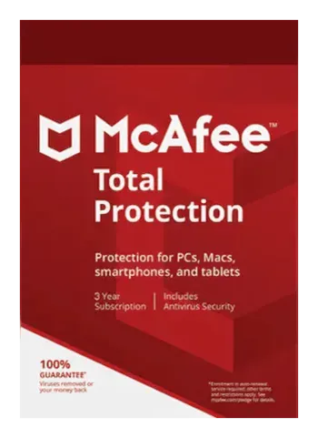 McAfee Total Protection, 1 device, 3 years